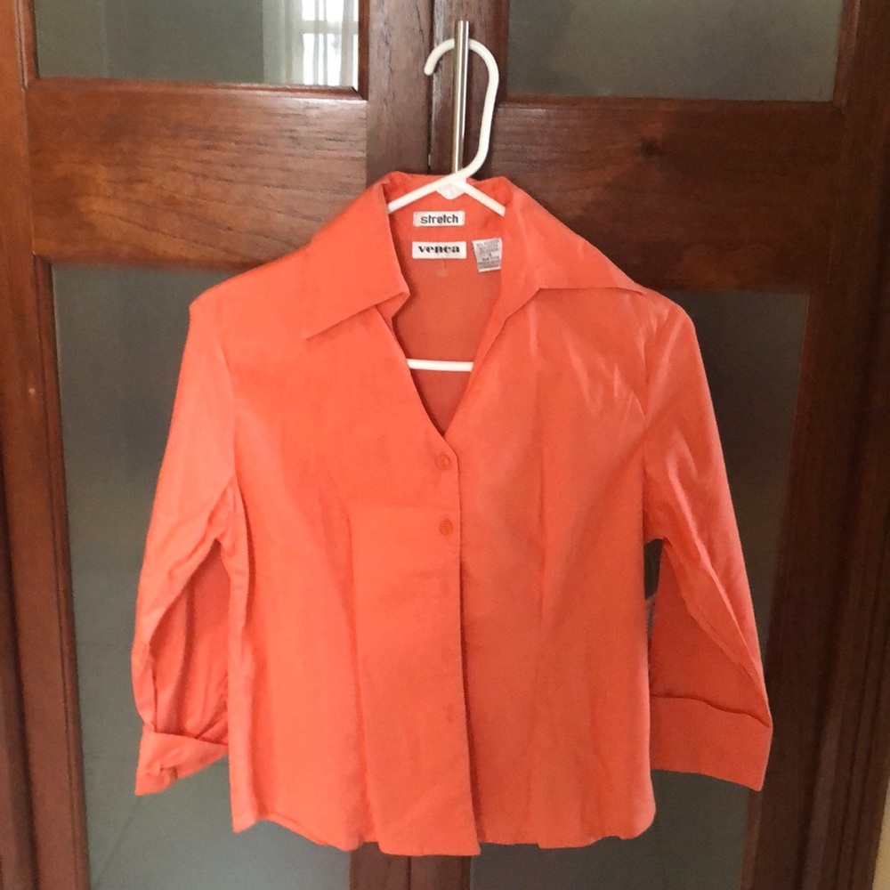 NWT orange blouse
